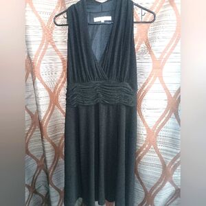 Evan-Picone black dress size 12. 95% polyester and 5% spandex. New